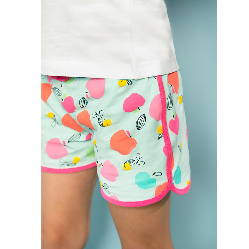 Short en jersey imprimé pour fille 
