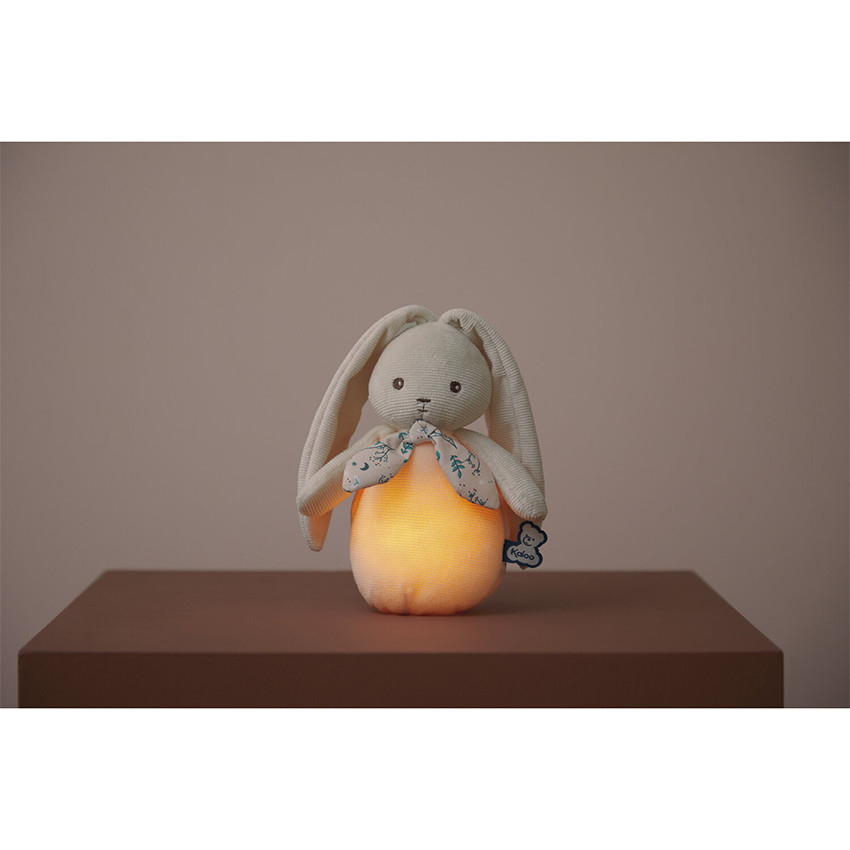 Veilleuse peluche Nomade Lapin Crème 