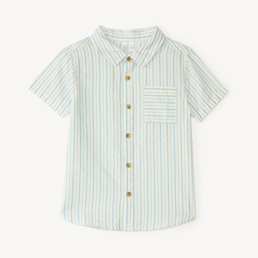 Chemise manches courtes à rayures pour bébé garçon  