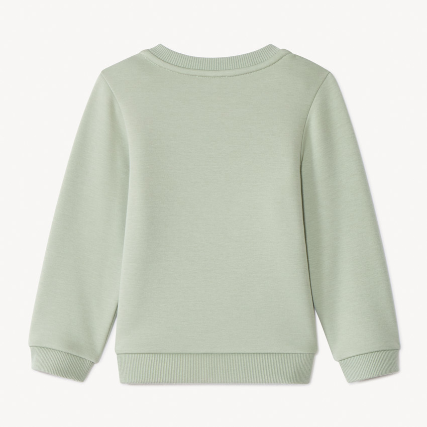 Sweat molleton à patchs bouclettes pour bébé fille 