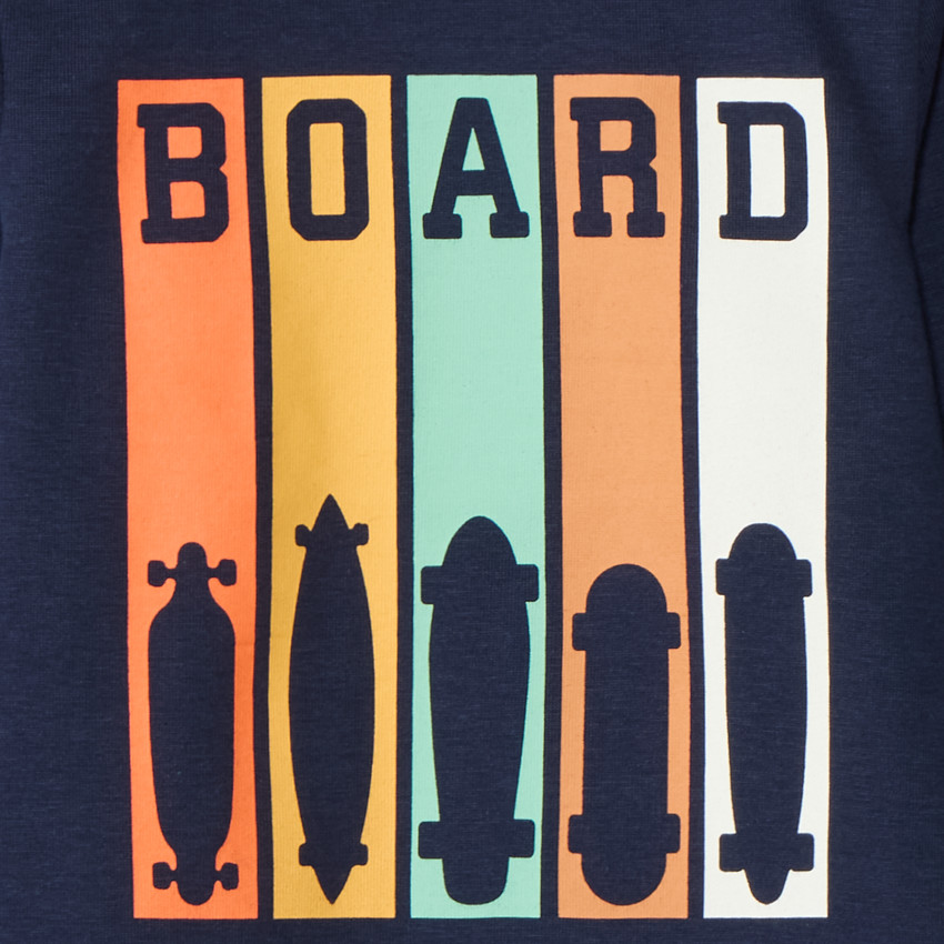 Sous-pull printé à col montant pour garçon 