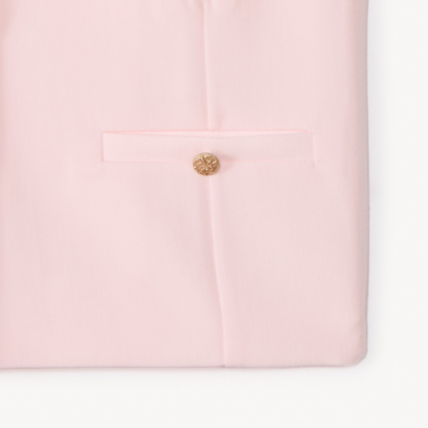 Veste sans manches style blazer pour fille 