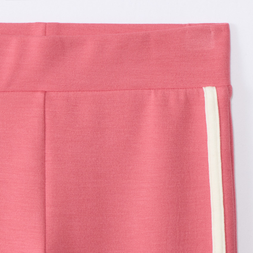 Ensemble jogging en scuba avec patchs bouclettes pour fille 