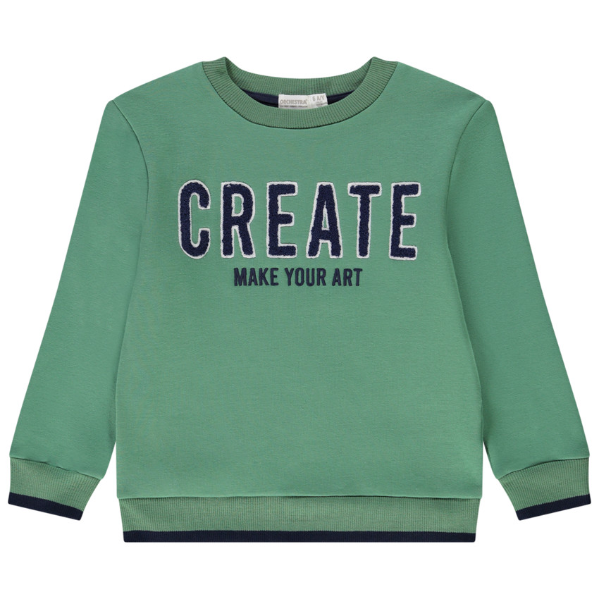 Sweat en molleton print fantaisie pour garçon