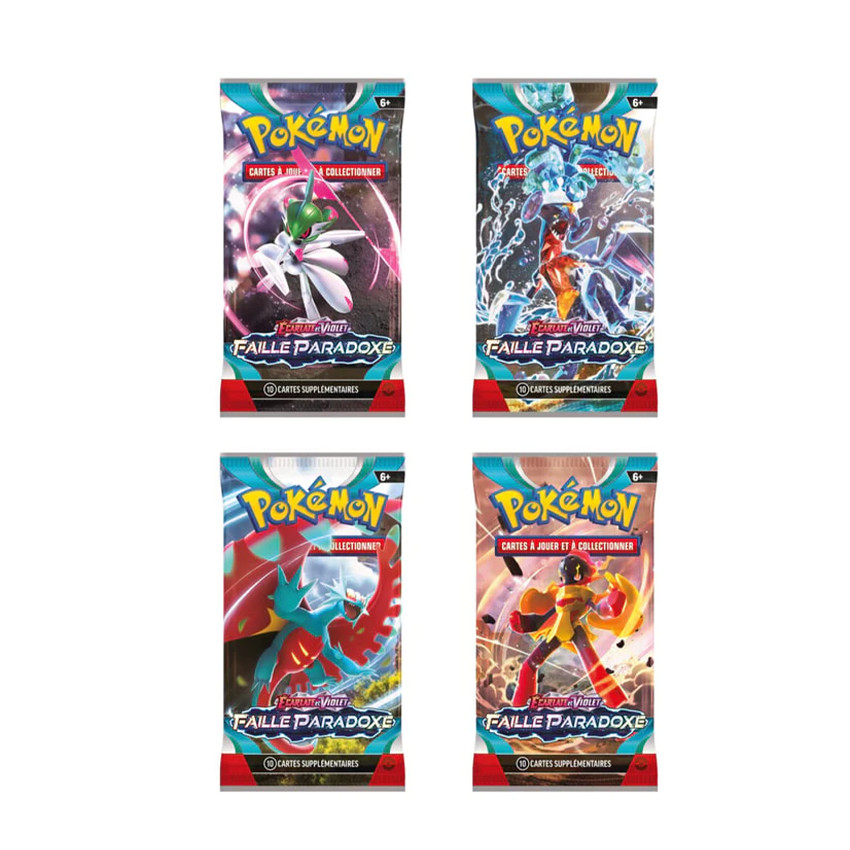 Pack Pokémon Écarlate/Violet : Paradoxe Écarlate 6IV Niv.100 + Master Ball - Version FR Switch - Neuf Scellé