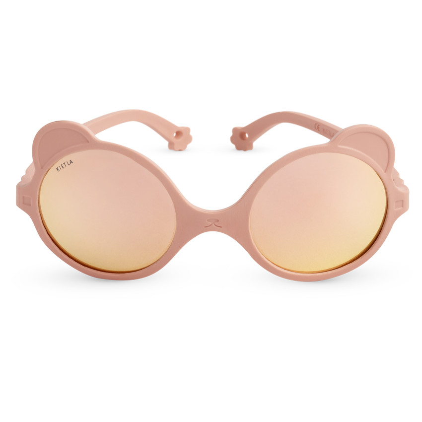 Lunettes de soleil Incassables Ourson 0-1 an Rose pêche 