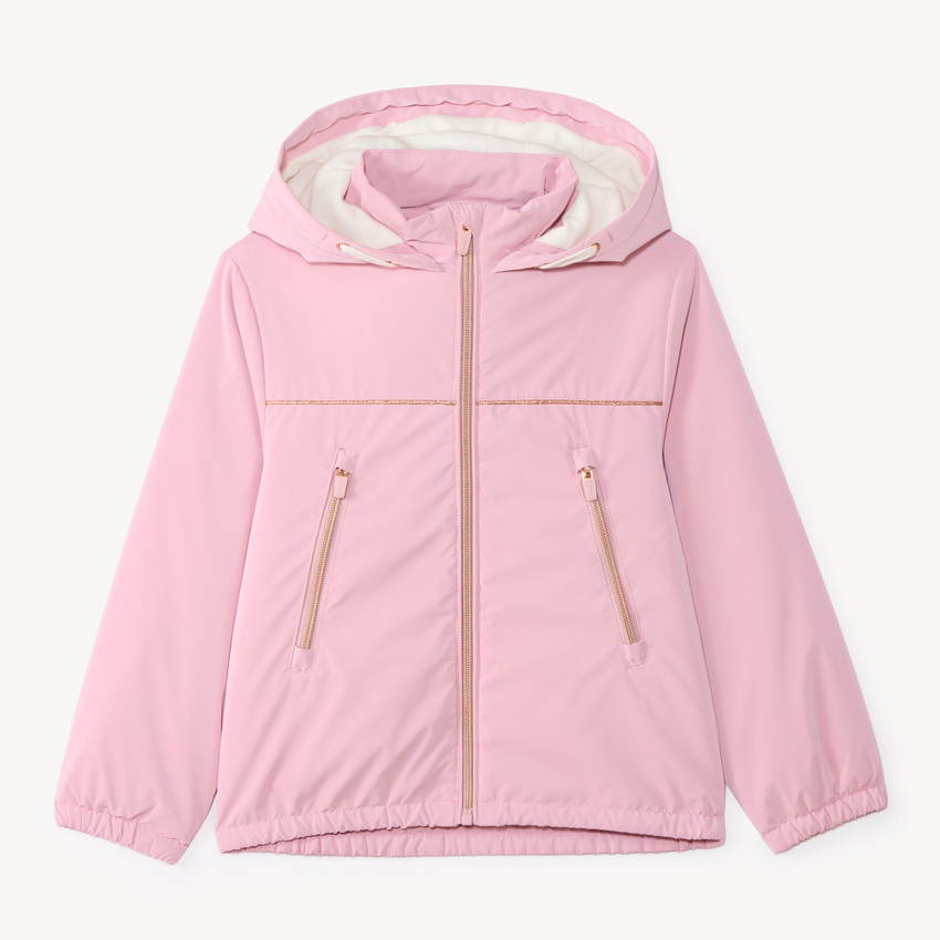 Coupe-vent déperlant fille avec capuche