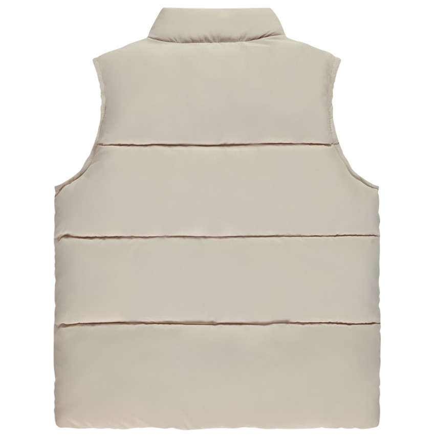 Doudoune sans manches en toile matte pour fille  