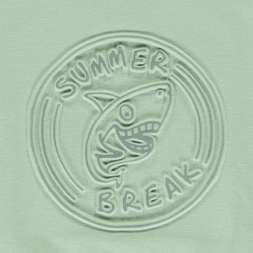 Sweat molleton oversize à print en relief pour bébé garçon 
