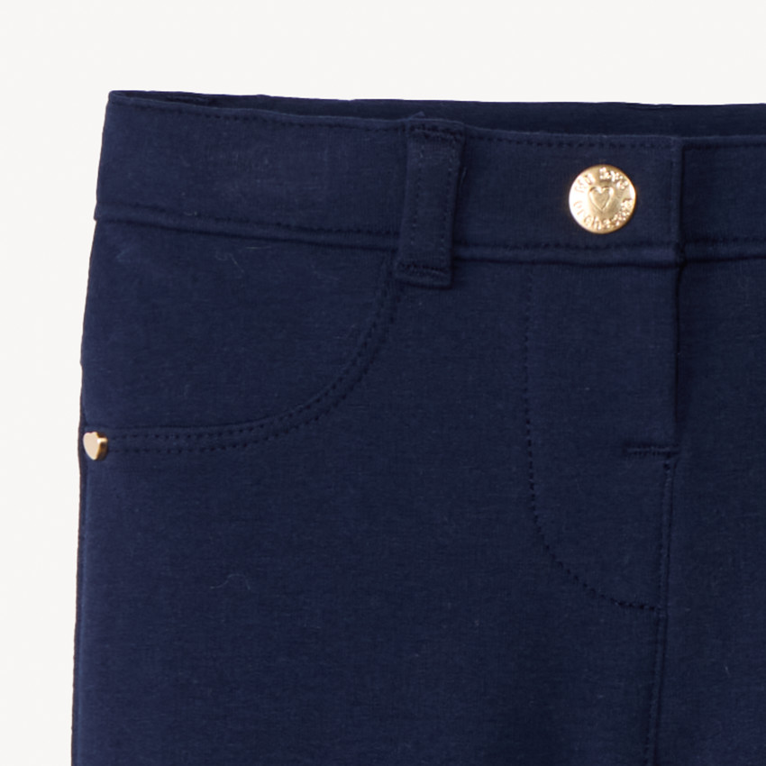 Jegging en molleton uni pour bébé fille 