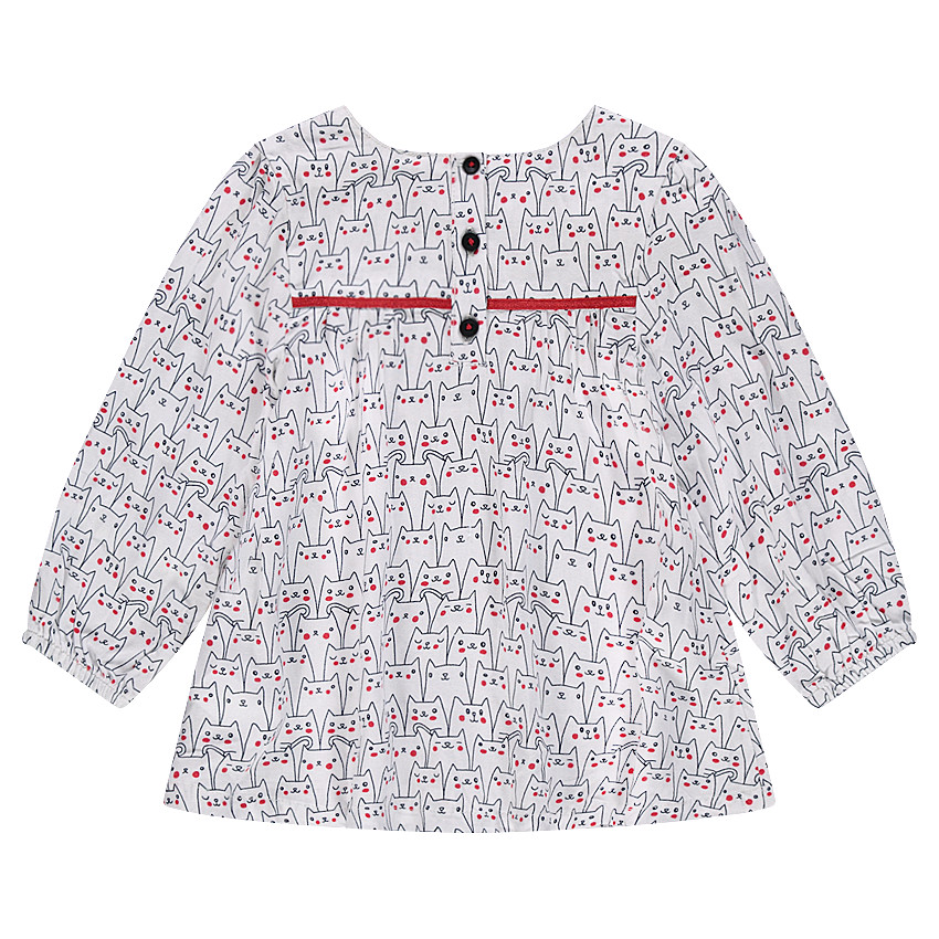 Tunique imprimée chats 