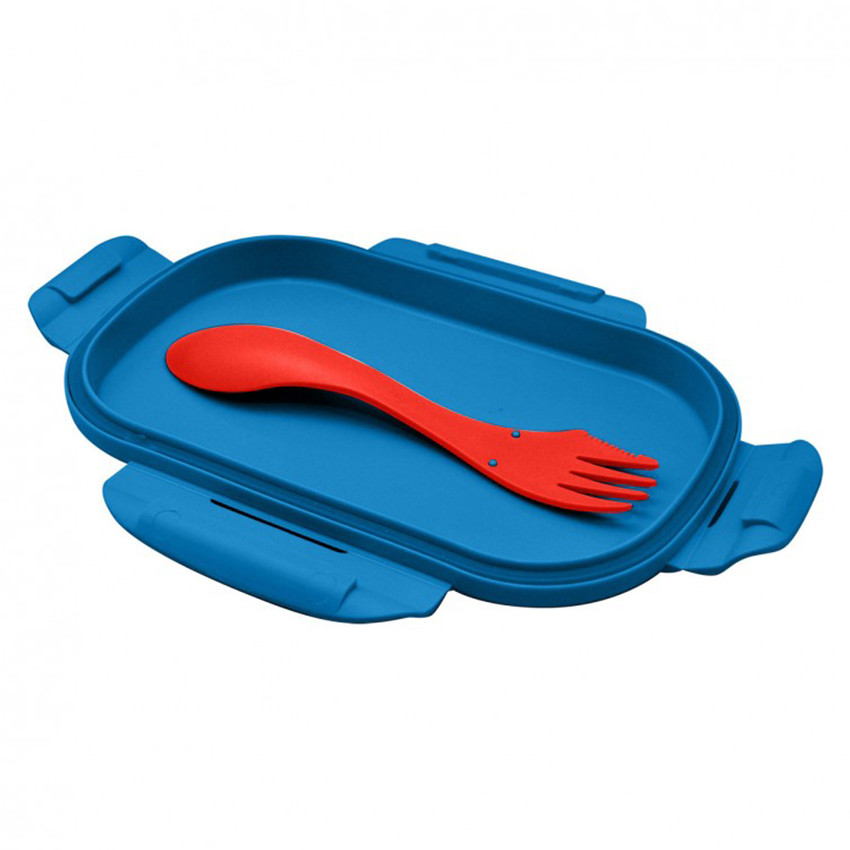 Lunchbox avec couvert Pat'Patrouille Bleu/Rouge 