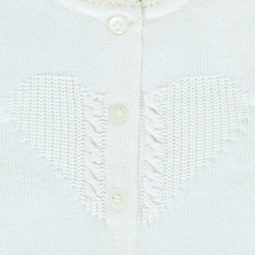 Gilet en coton et laine 