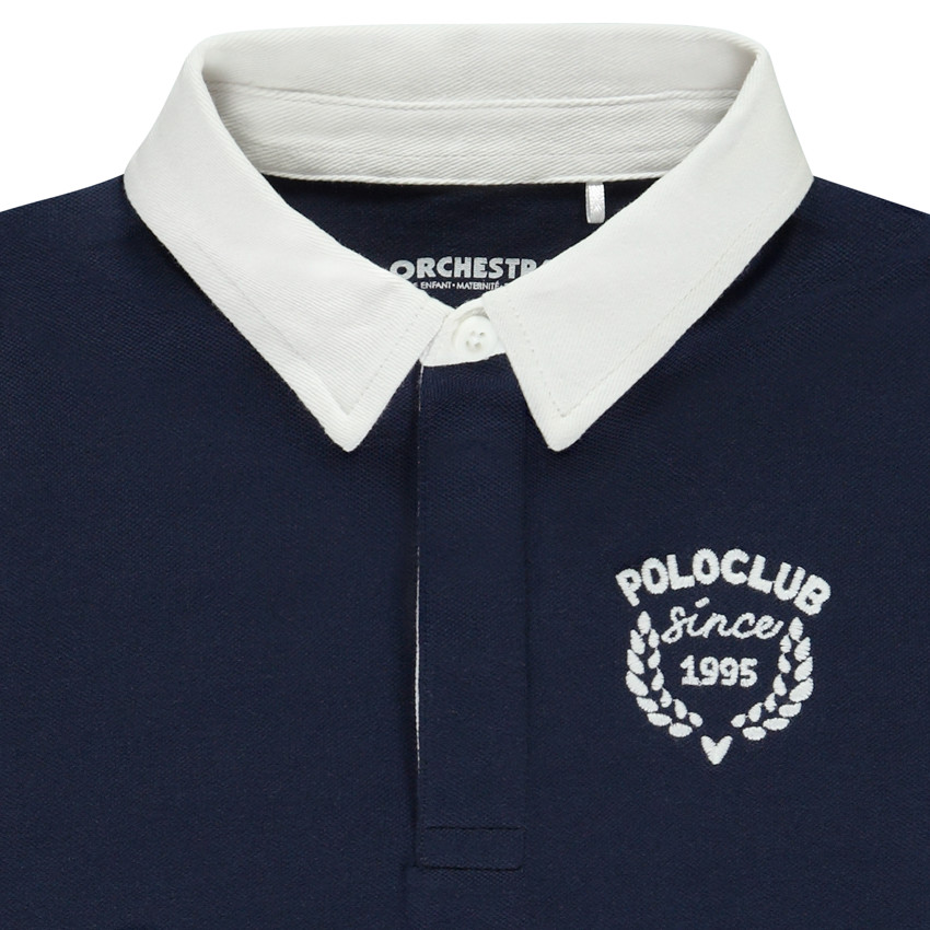 Polo manches courtes avec broderie pour garçon  