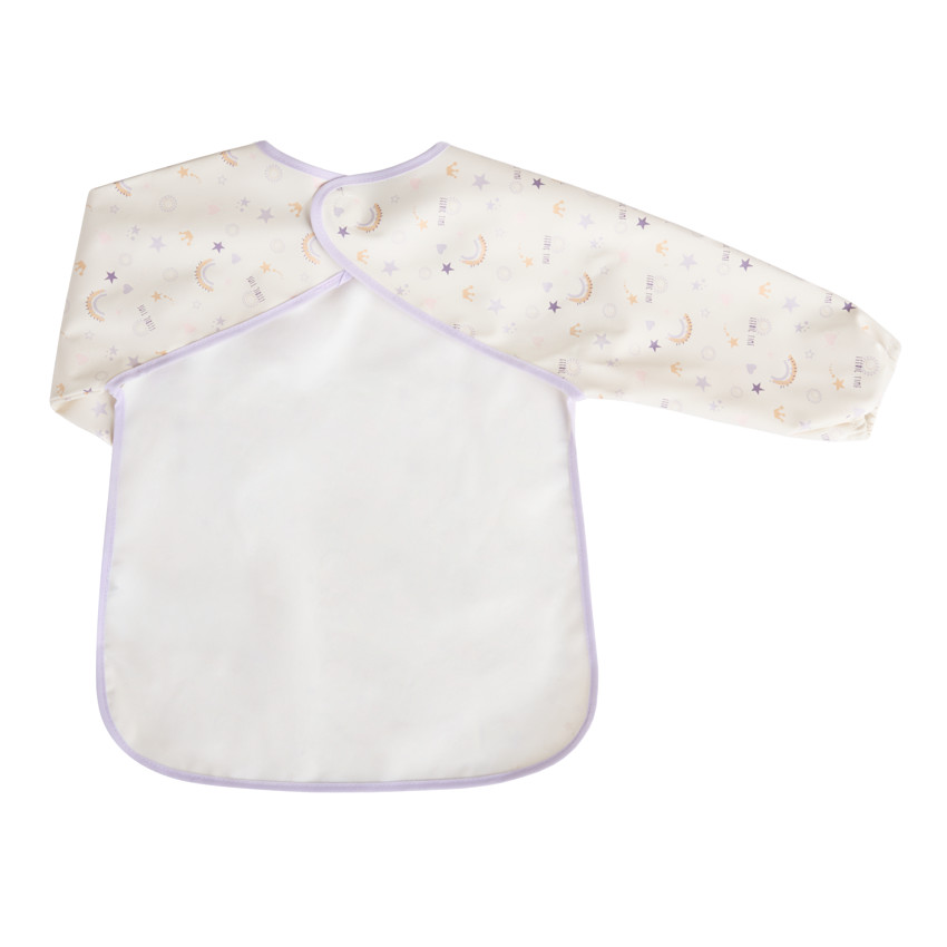 Bavoir tablier imperméable imprimé arcs-en-ciel 