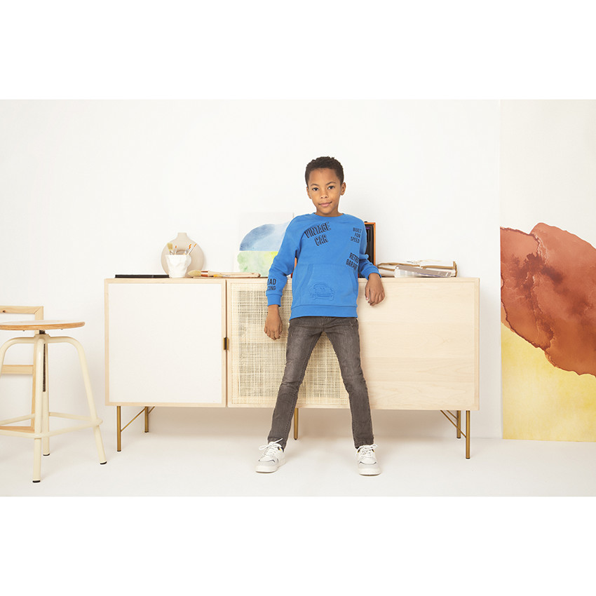 Sweat en molleton print fantaisie pour enfant garçon 