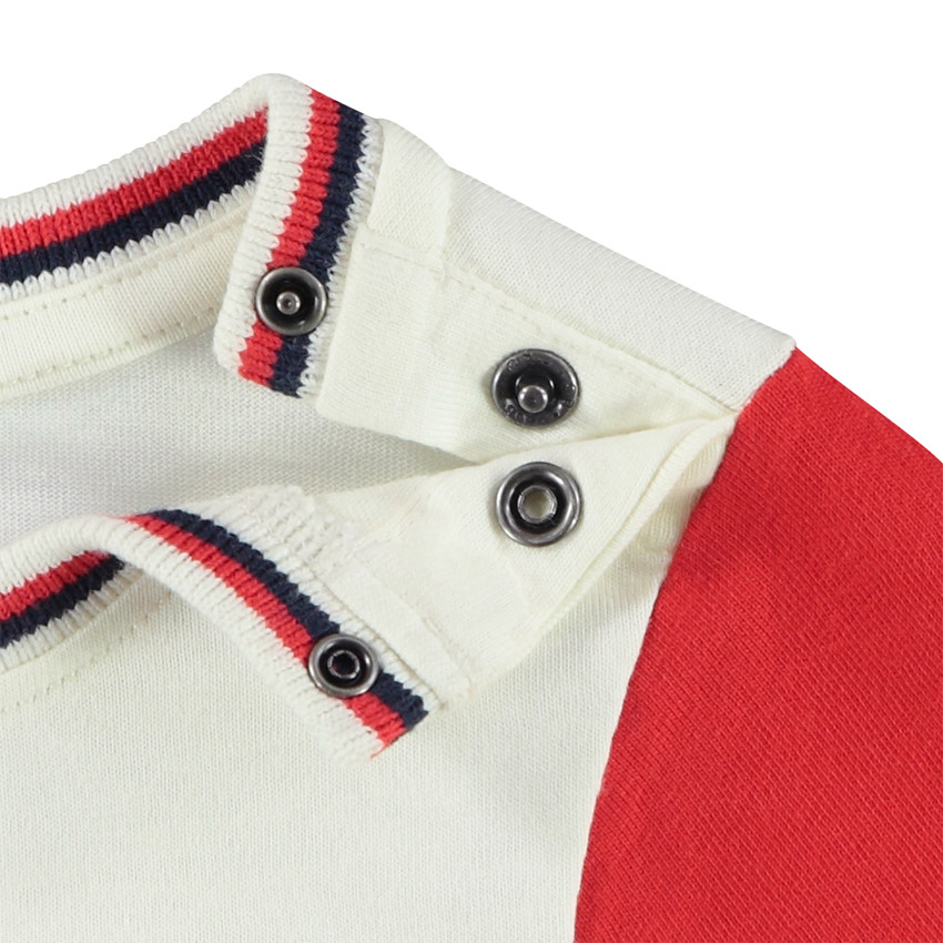 T-shirt manches longues fantaisie effet colorblock pour bébé garçon  