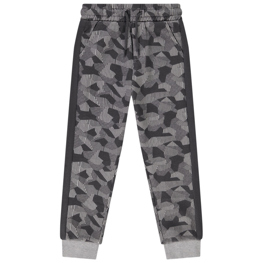 Jogging en molleton imprimé camouflage pour garçon 