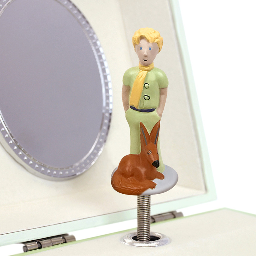 Boîte à musique phosphorescente Le petit Prince 