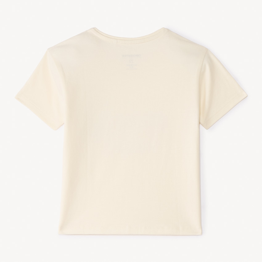 T-shirt manches courtes print animaux pour bébé fille 