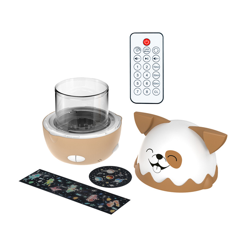 Veilleuse musicale sans fil avec projection Max le chien 