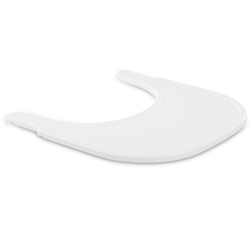 Tablette chaise haute Alpha Click Tray Blanc