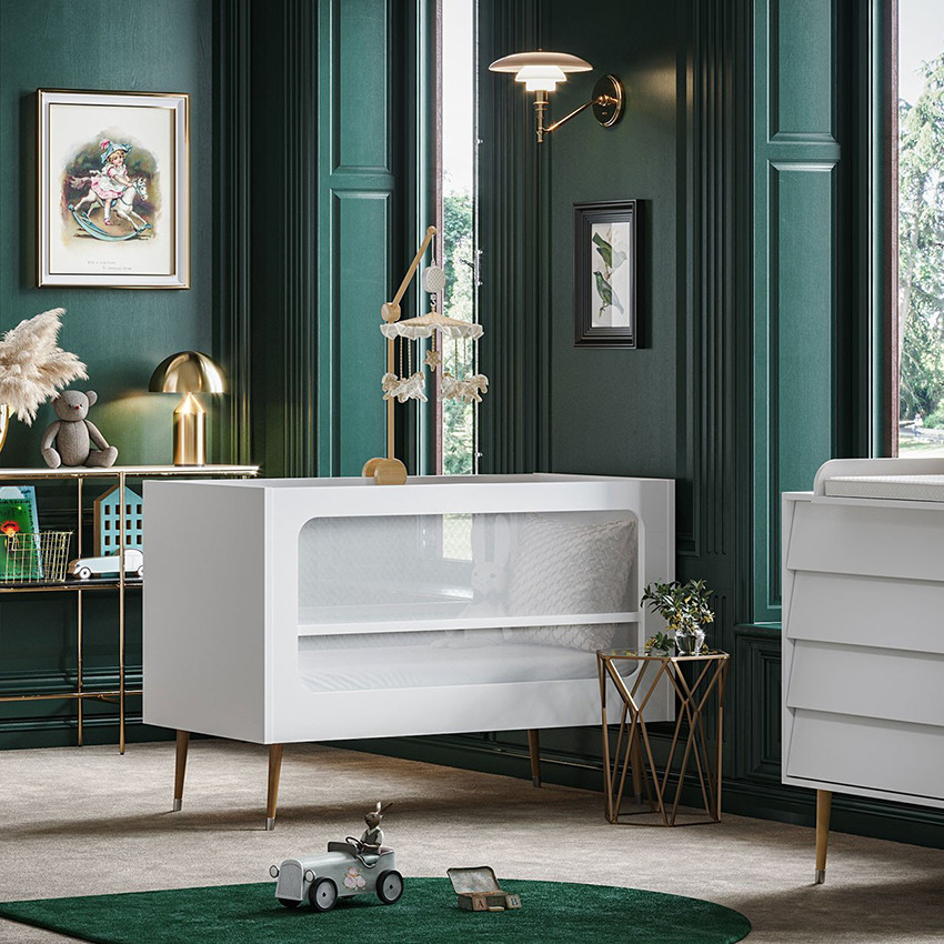 Lit évolutif 70x140 cm New Bosque - Blanc 