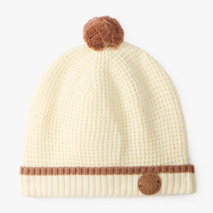 Bonnet à pompon bébé garçon  