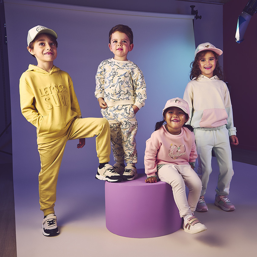 Sweat à capuche en molleton fantaisie pour garçon  