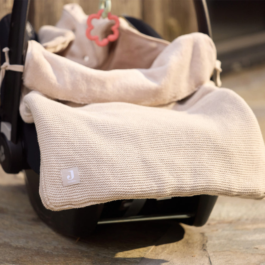 Nid d'ange pour siège auto 0+ Waffle Sand 