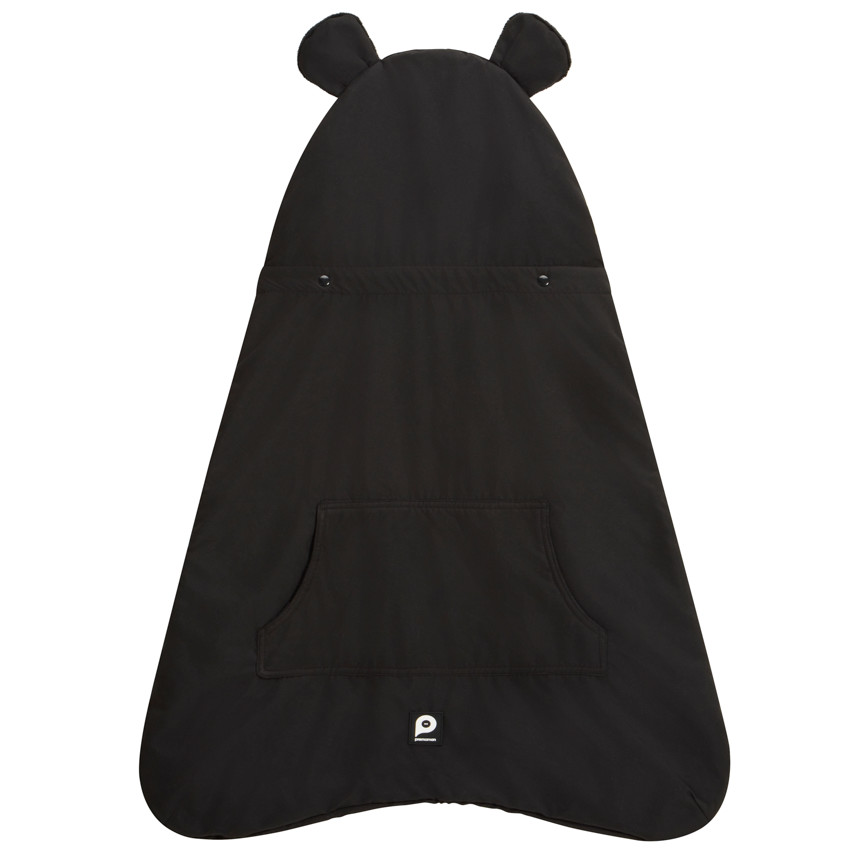 Protection chaude universelle pour porte-bébé Ourson noir - Noir (Prémaman) - Image 1