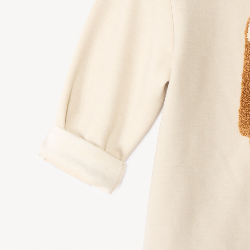 Sweat molleton avec broderie loop animal pour bébé garçon  