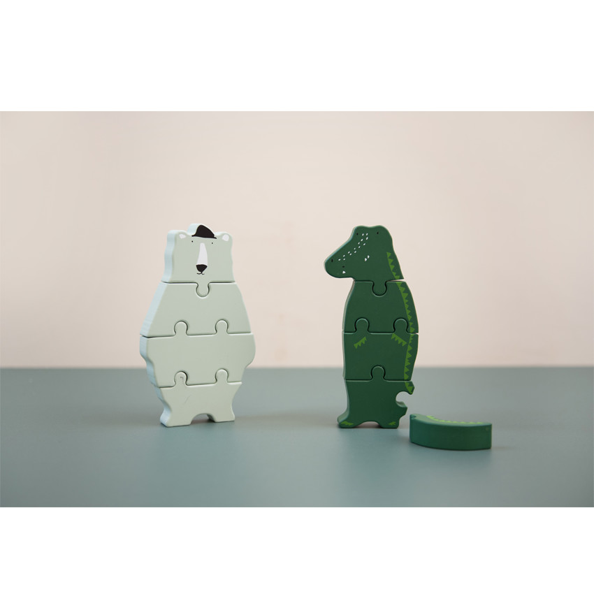 Puzzle en bois Mr Crocodile 