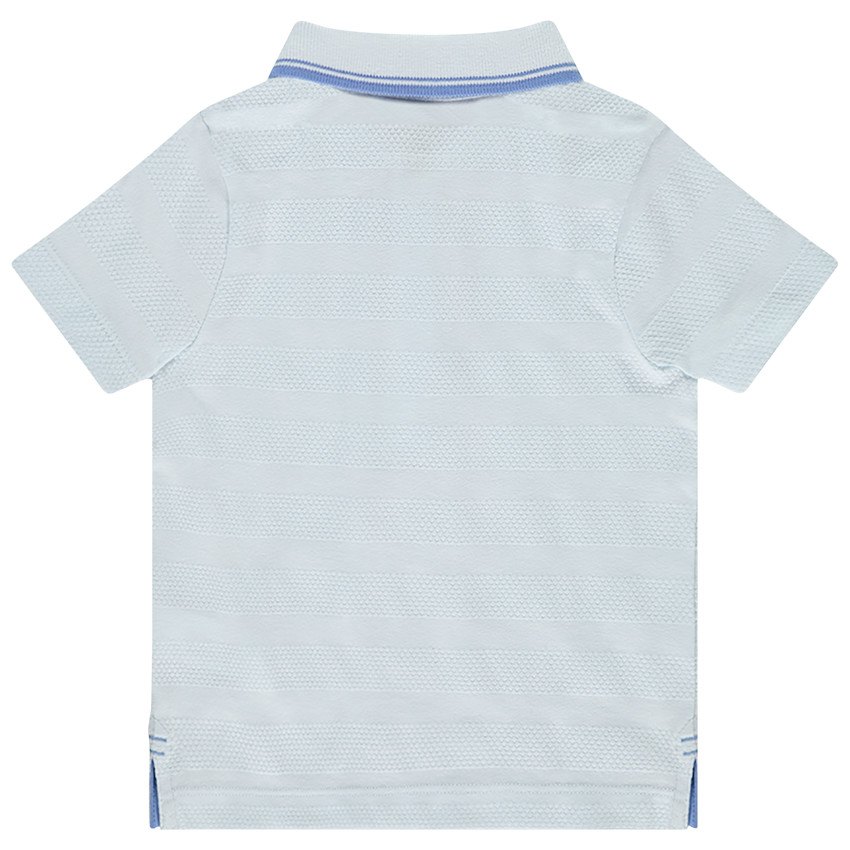 Polo manches courtes broderie fantaisie pour bébé garçon 