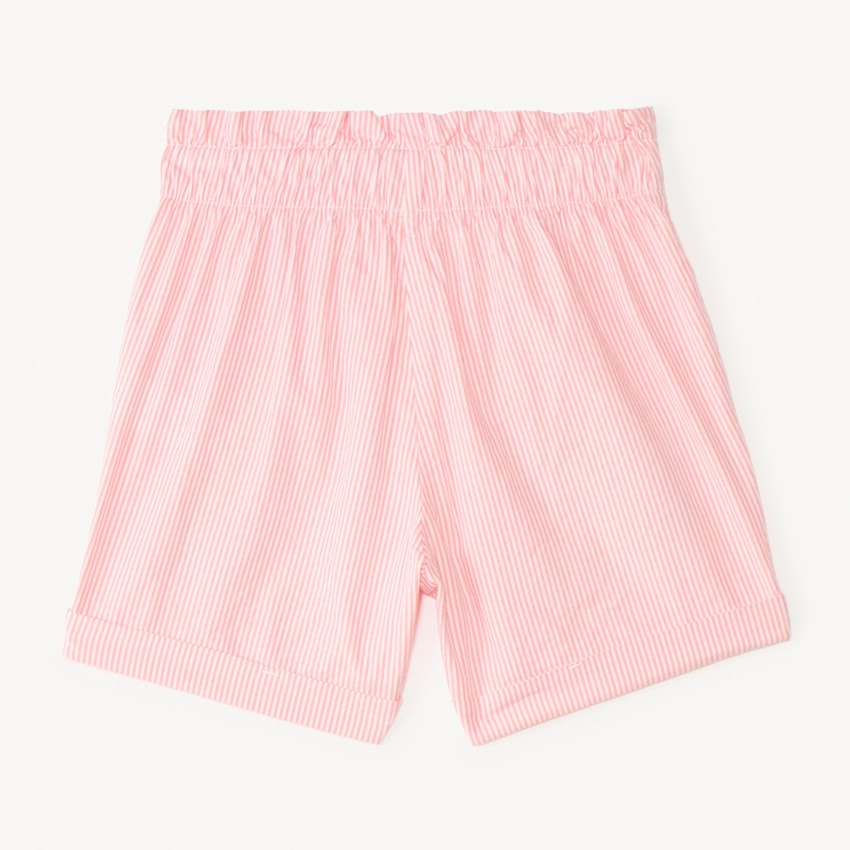 Short en toile à rayures brodées Billie Boo pour fille 