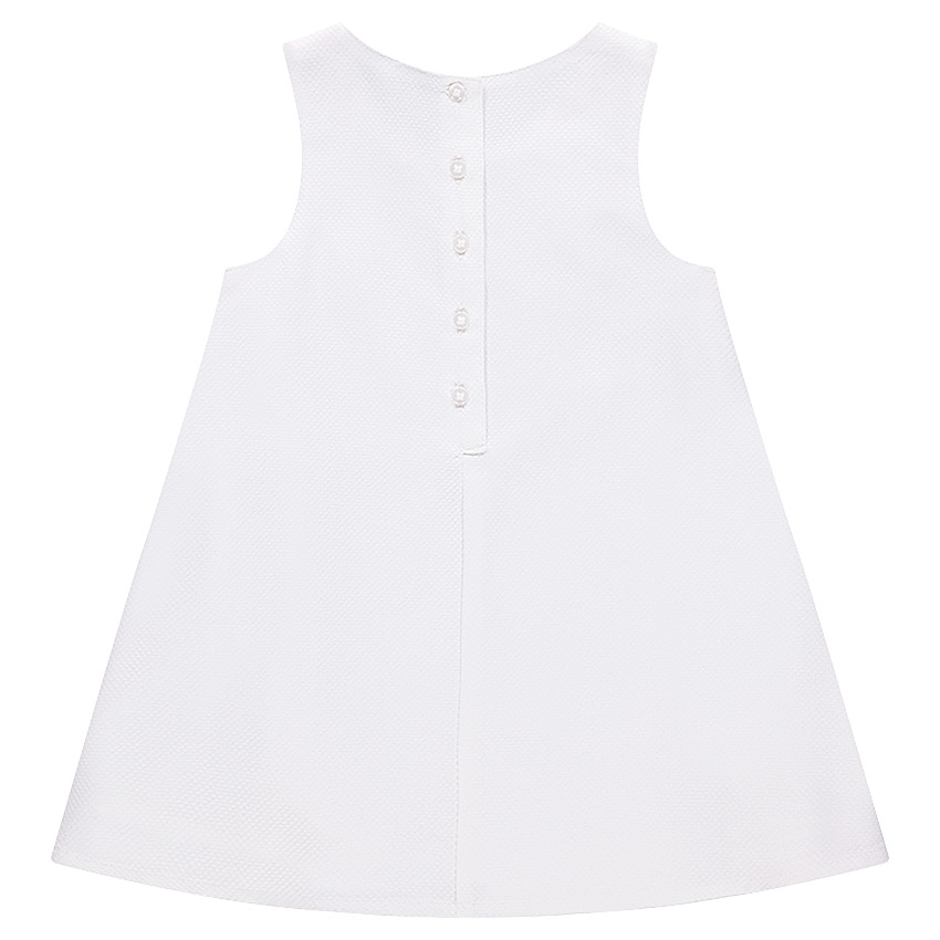 Robe sans manches avec sublimation Tour Eiffel et fleurs 