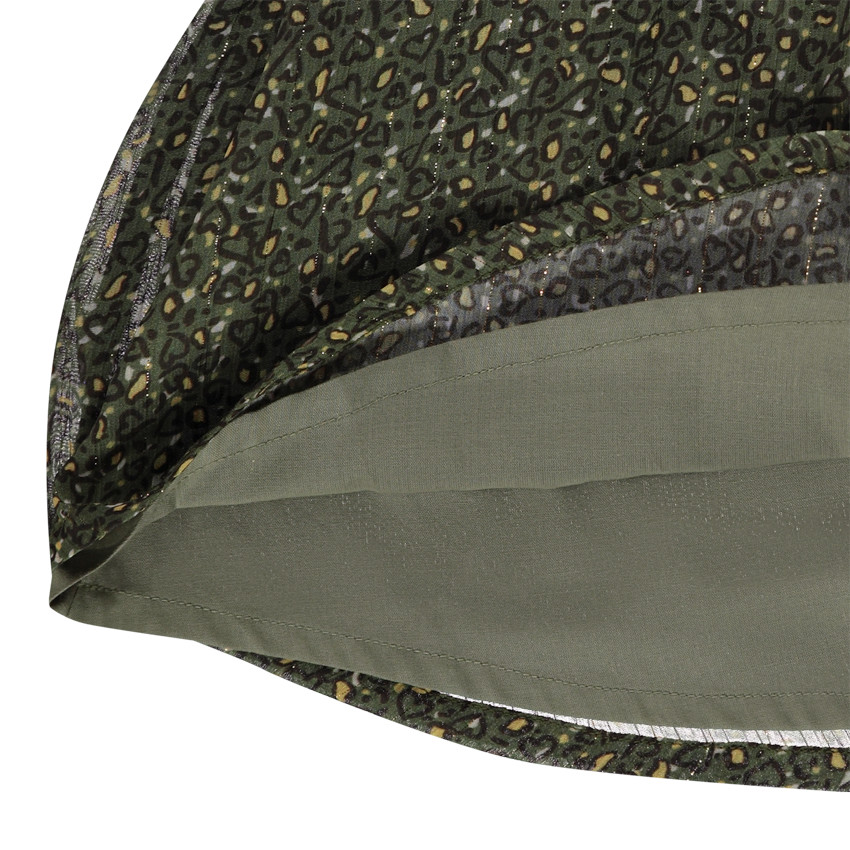 Jupe patineuse imprimé fantaisie pour fille 