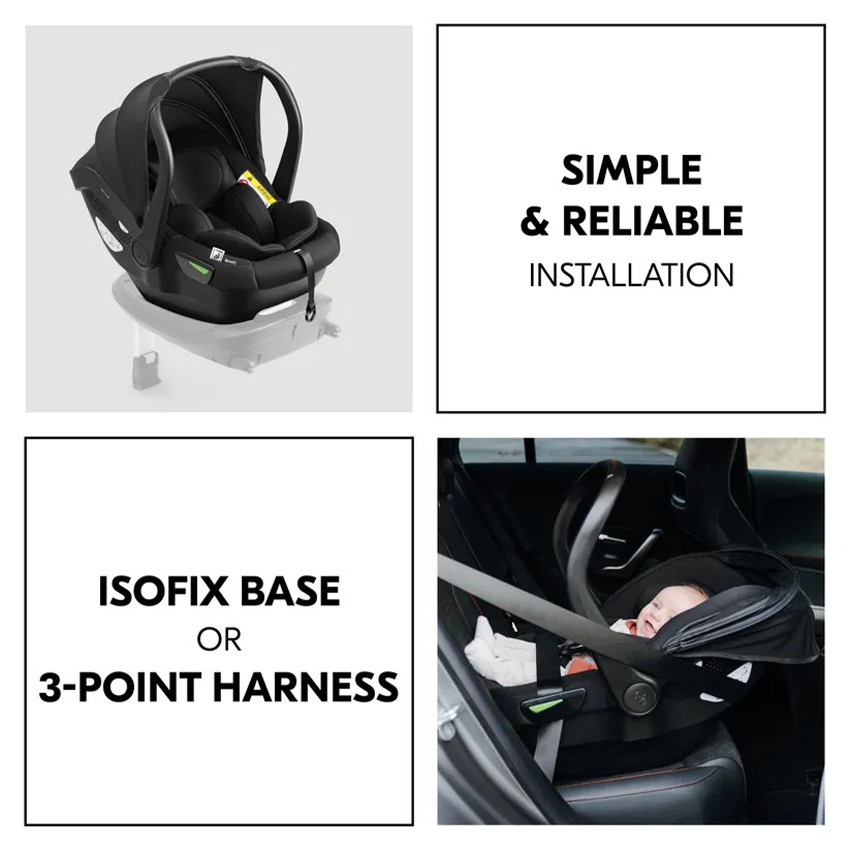 Siège-auto i-size Drive N Care noir 