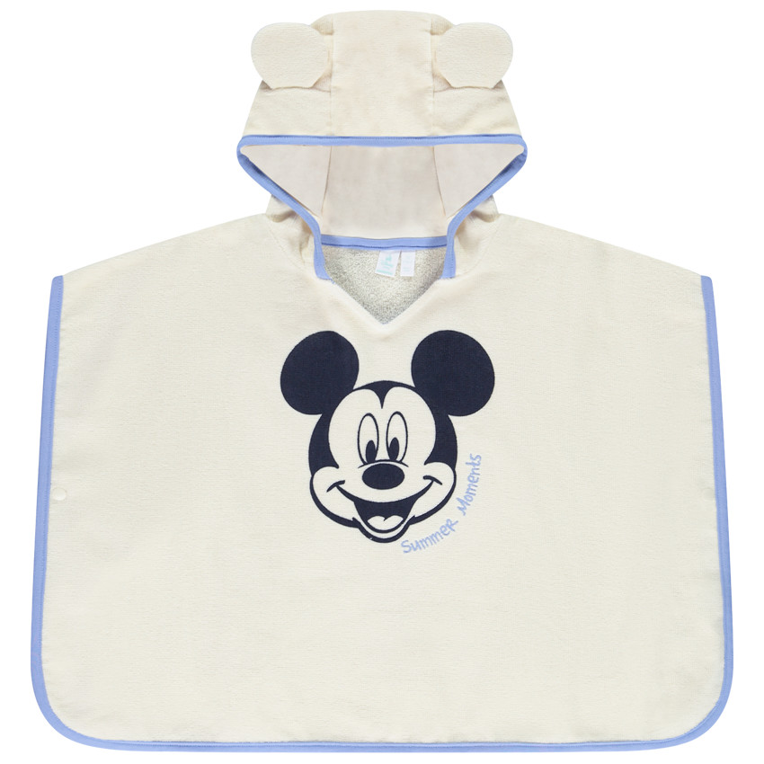 Cape de bain en éponge Mickey Disney pour bébé garçon 
