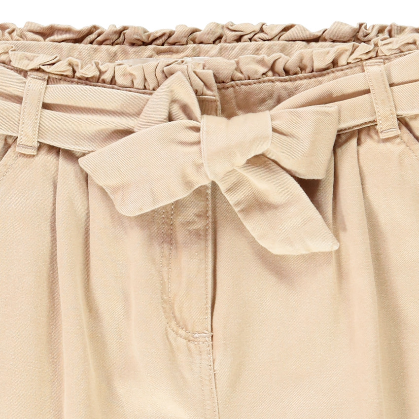 Pantalon cargo en toile pour fille 