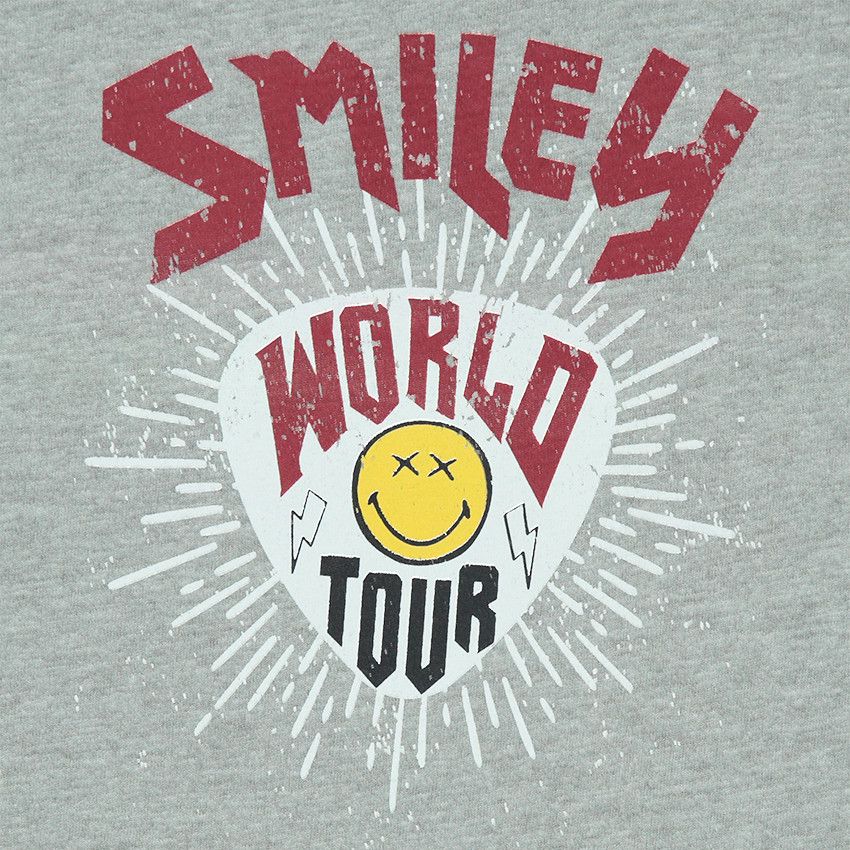 Pyjama en jersey avec prints Smiley 