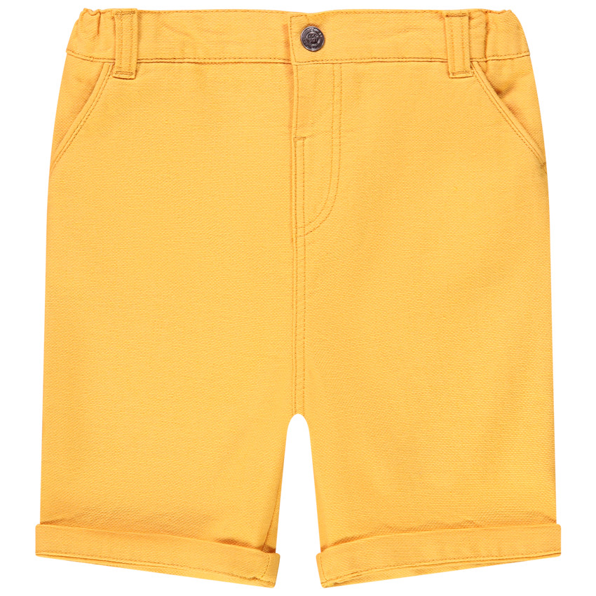 Bermuda en coton uni pour bébé garçon