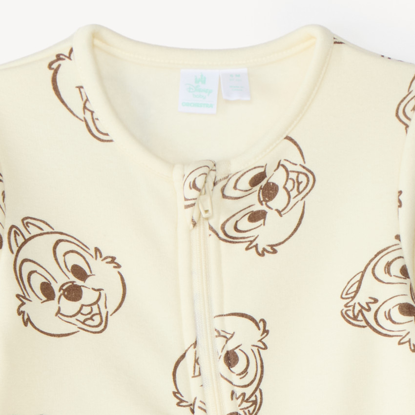 Dors-bien bébé garçon doublé en sherpa Tic et Tac Disney 
