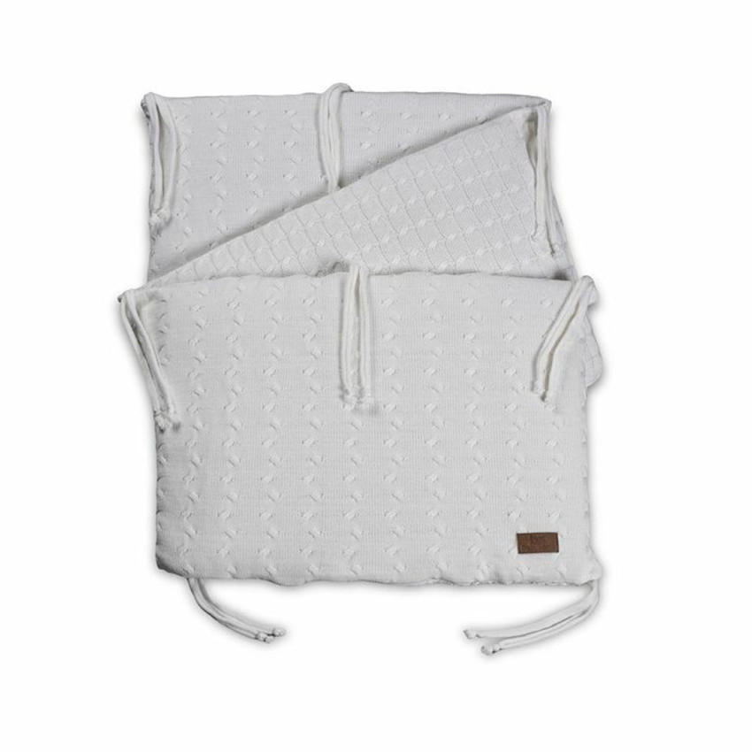 Tour de lit - 60x120 cm - Blanc 