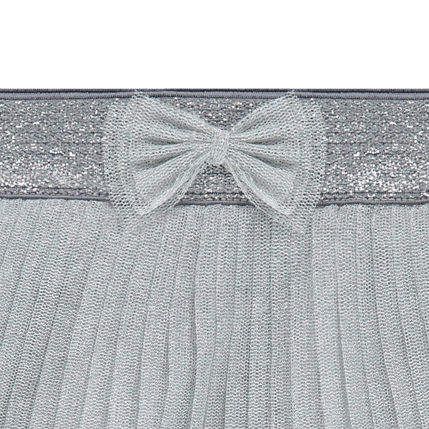 Jupe plissée en tulle pailleté 