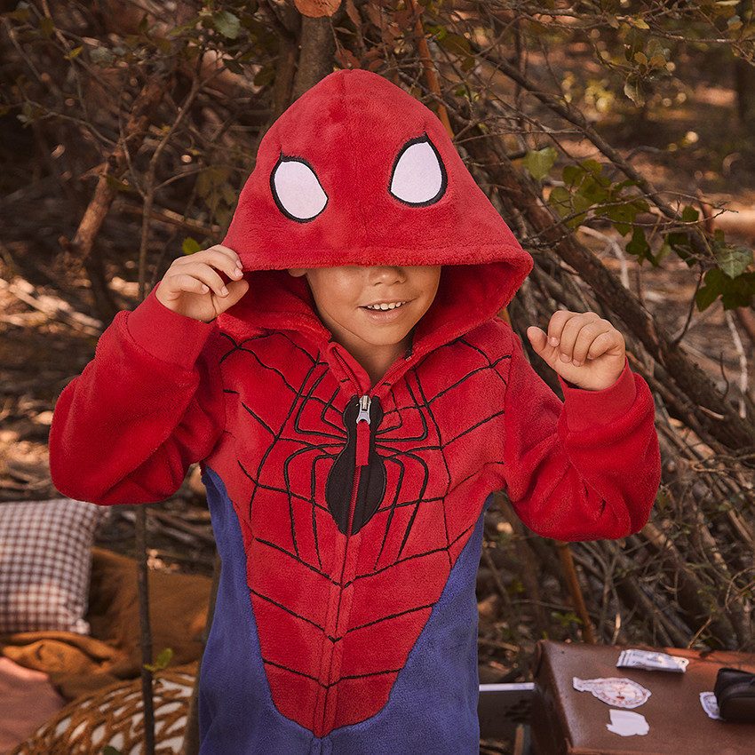 Surpyjama en sherpa Spider Man Marvel pour garcon
