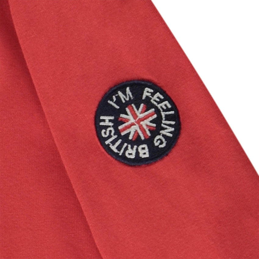 Polo manches longues avec badge brodé pour bébé garçon 