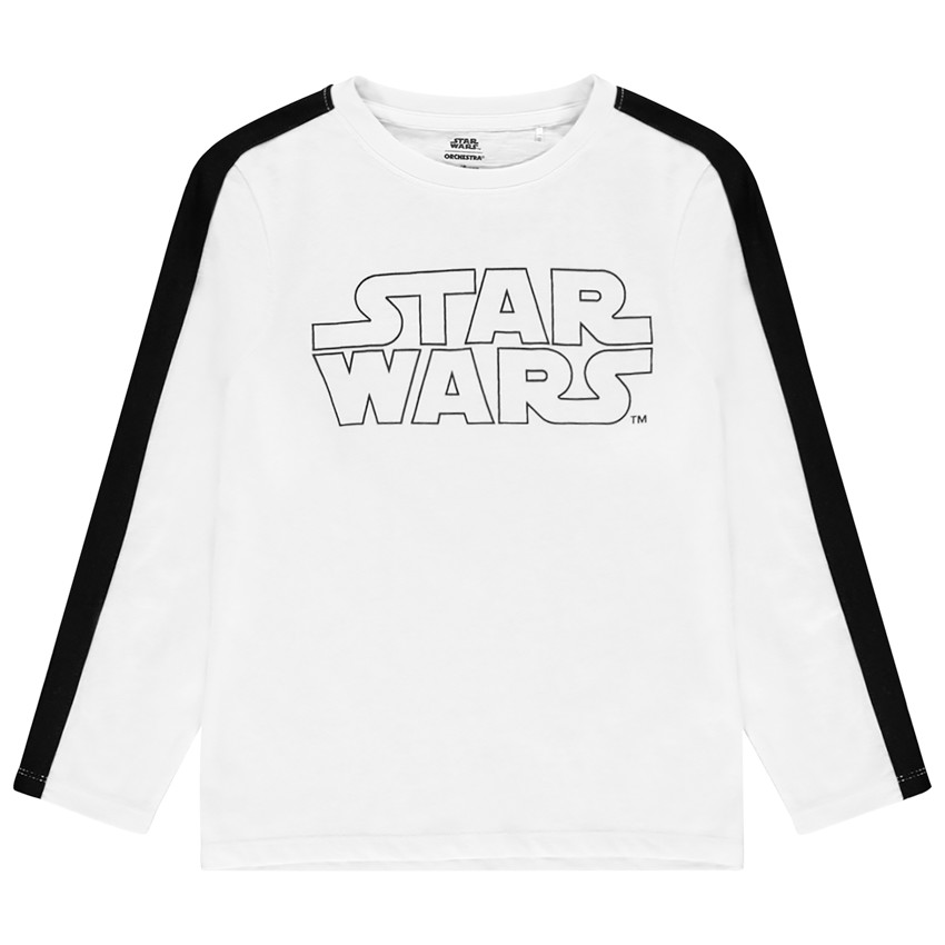 T-shirt manches longues en coton print Star Wars pour enfant garçon 