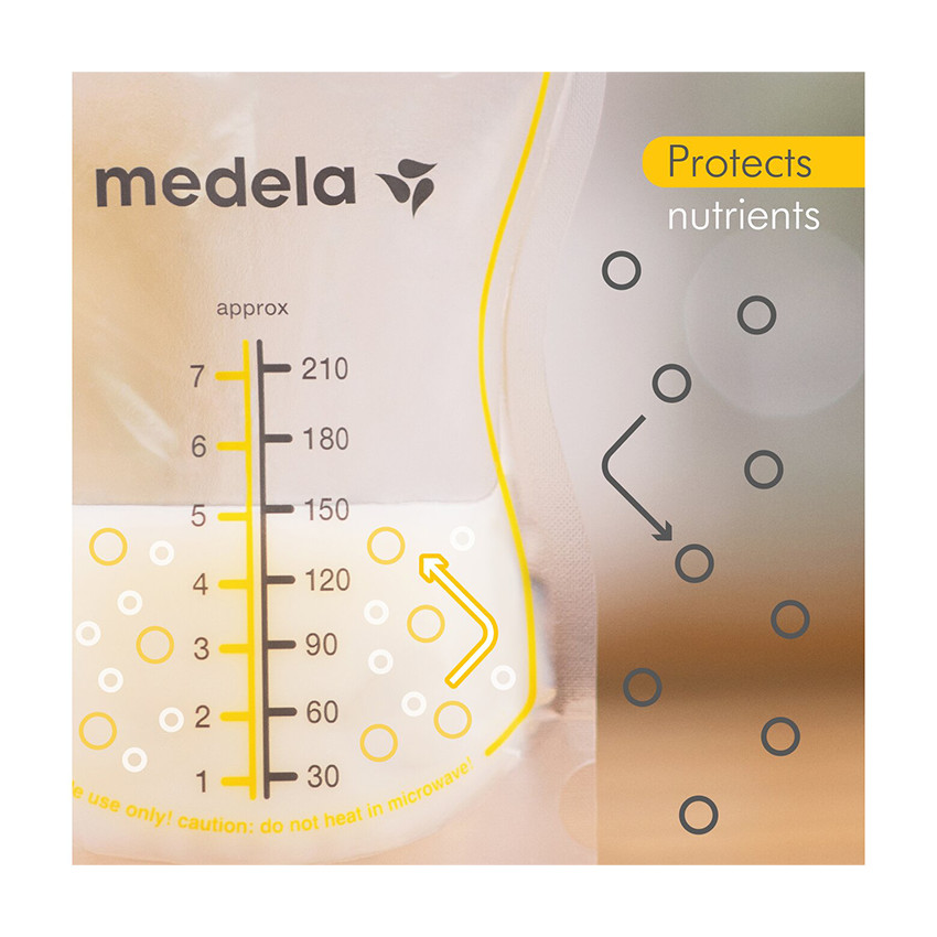 Boite de 50 sachets de conservation Easy pour lait maternel - Transparent (Medela) - Image 1