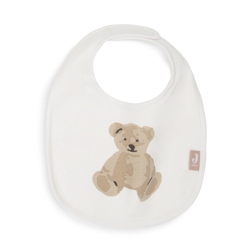 Lot de 5 bavoirs imperméables Teddy Bear/Harvest - Beige (Jollein) - Image 2